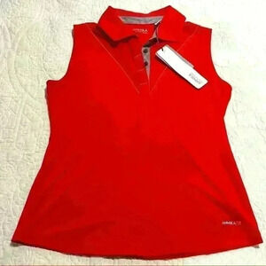 New‎ ANNIKA Orange Golf Shirt - Size S/P